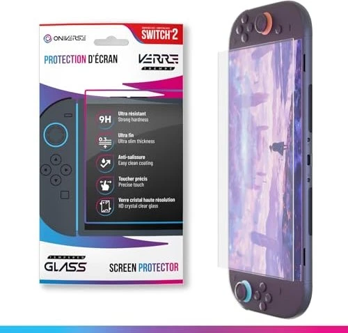 ONIVERSE Schutzglas für Nintendo Switch 2