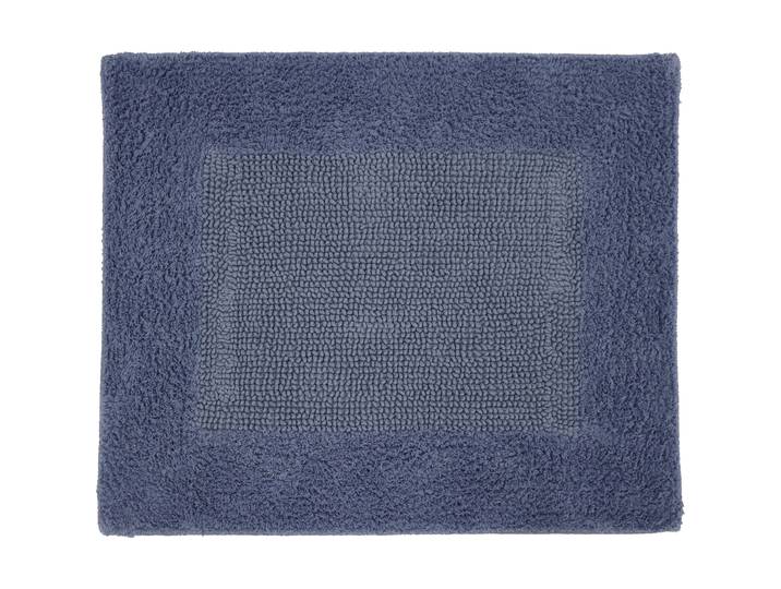Badteppich Fluff hellblau Baumwolle 50 x 60 cm 10 mm Rechteckig - Badteppich