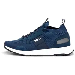 BOSS für Herren. 50498245 Turnschuhe Titanium navy (40), Wohnung, 1 bis 3 cm, Schnürsenkel, Lässig, Marine