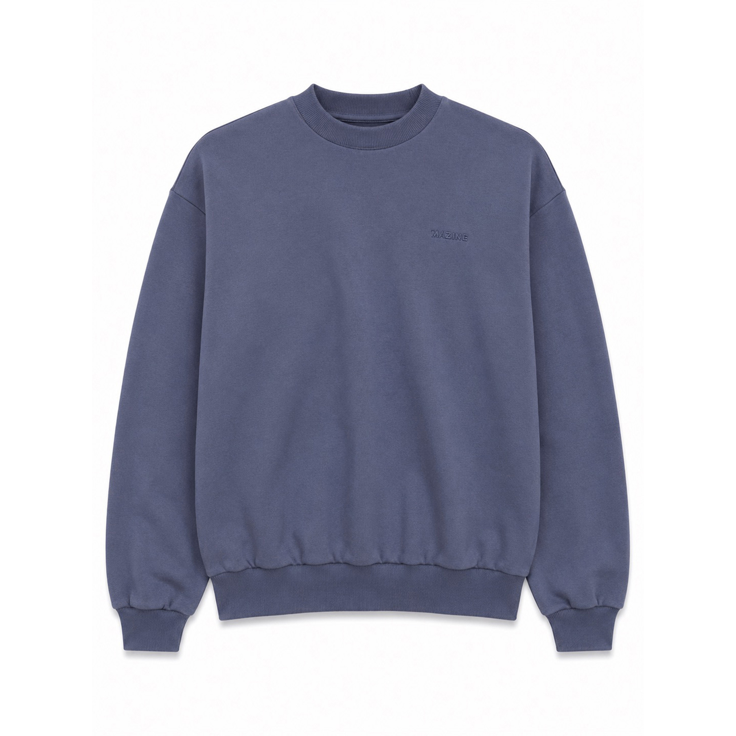 Mazine Back Print Herren Pullover blau Größe XL Lifestyle Hautfreundlich