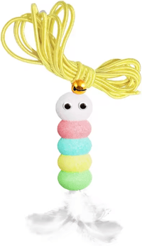 Inspire Picks DoorDash Interactive Electric Cat Ball Toy For Independent Play rope