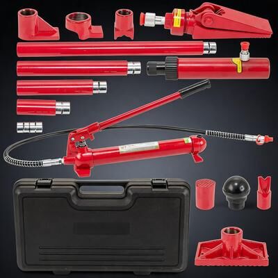 Garvee 4, 10 or 12 Ton Hydraulic Porta Power Kit with Storage Case
