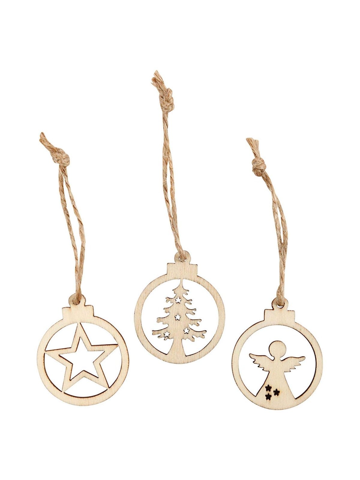 Creativ Company Christmas pendants Wood 24pcs.