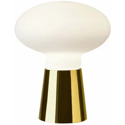 Villeroy&Boch »Bilbao« Tischleuchte 42x35 cm / Tischleuchte / metall gold, weissglas
