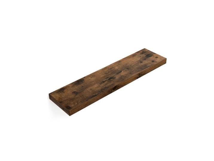 Hansiro Wandregal Wandboard, Braun, Holzwerkstoff, 80x4x20 cm, Wohnzimmer, Regal, Wandregal