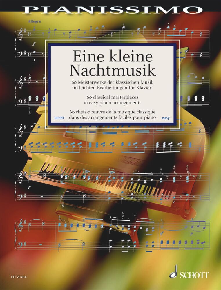 Eine kleine Nachtmusik: 60 Meisterwerke der klassischen Musik. Klavier. (Pianissimo) - Preis vom 01.10.2026 17:08:56 h