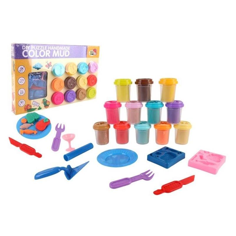 Creative Plastikmasse 12 Tassen mit Zubehör (58174459)