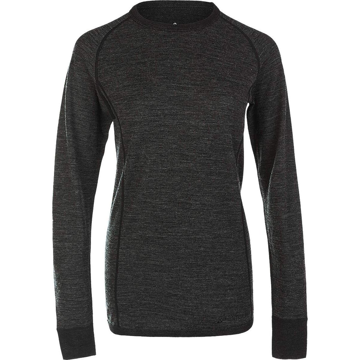 Whistler Brandi W Merino Wool Baselayer Top dark grey melange (1011) 42 W183178-1011-42