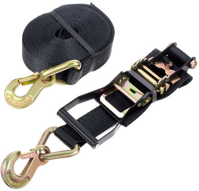 Stairville Ratchet Hook Strap 50mm x 8m T Schwarz