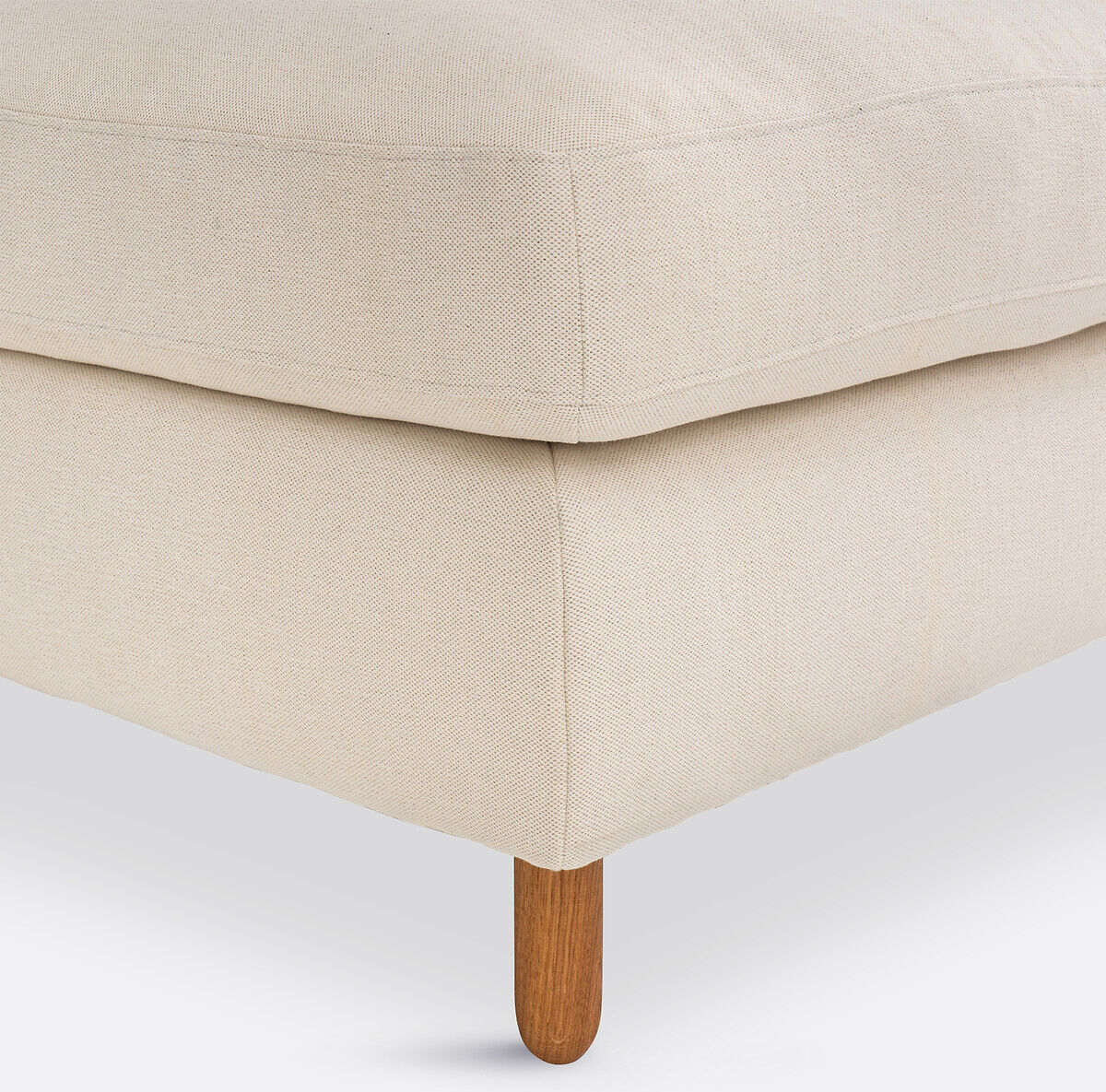 LA REDOUTE INTERIEURS Pouf coton/lin, Loméo