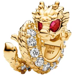 Pandora 763069C01 Charm Drache Goldfarben