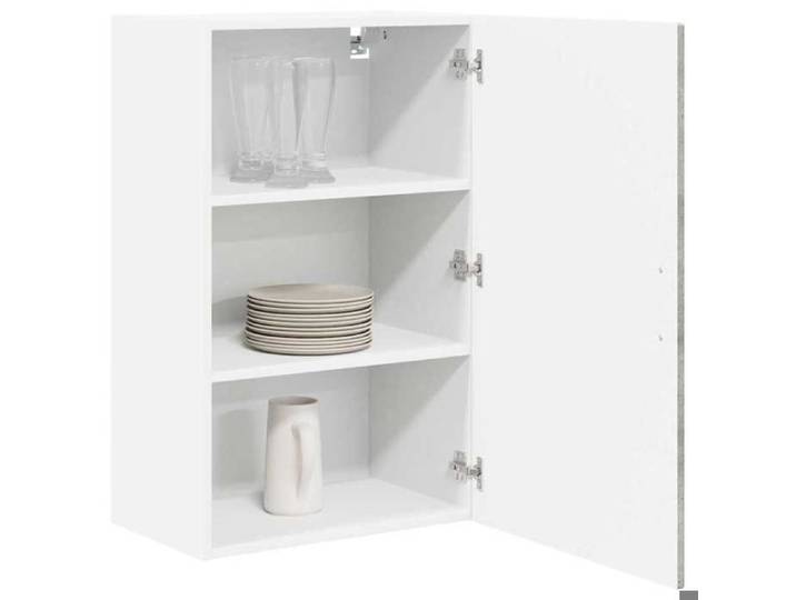 PROMOTION Cabinet de cuisine - VENTE-FLASH - Meuble étagère de rangement Gris béton 50x31x80 cm Bois d'ingénierie 408785