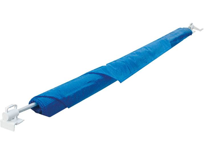 Planenaufroller UBBINK Aufrollvorrichtung ECO , weiß, B:12cm H:6cm L:470cm, Aluminium, Winden, Planenaufroller, für Pools mit überstehendem Rand