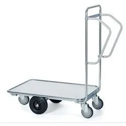 Transportwagen Serie 200, max. 300 kg, 1130x460x1110 mm 2 mittige Rädern für schwere Lasten