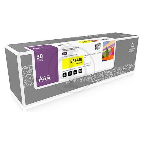 Astar OKI ES-PROJEKT Toner ES6410 yell. 6K inkl. Chip (Y) (AS13641)