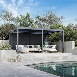 Weide Sichtschutzwand Anthrazit – Pergola Seitenwand Aus Wpc Lamellen & Windschutzanthrazit 2.65 M