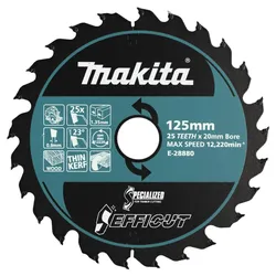 Makita Kreissägeblatt 125x20x25Z EFFICUT - E-28880