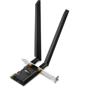 TP-Link Netzwerkkarte AXE5400, Archer TXE72E, PCI Express x1, Wi-Fi 6E, 5378 Mbit/s, 6 GHz & 5 GHz & 2,4 GHz, mit Bluetooth