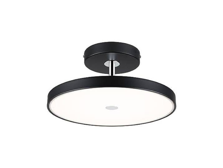 Paulmann 96776 plafonnier LED Smart Home Zigbee Hildor 2700K 2000lm 230V 25W gradable Noir mat\, chrome