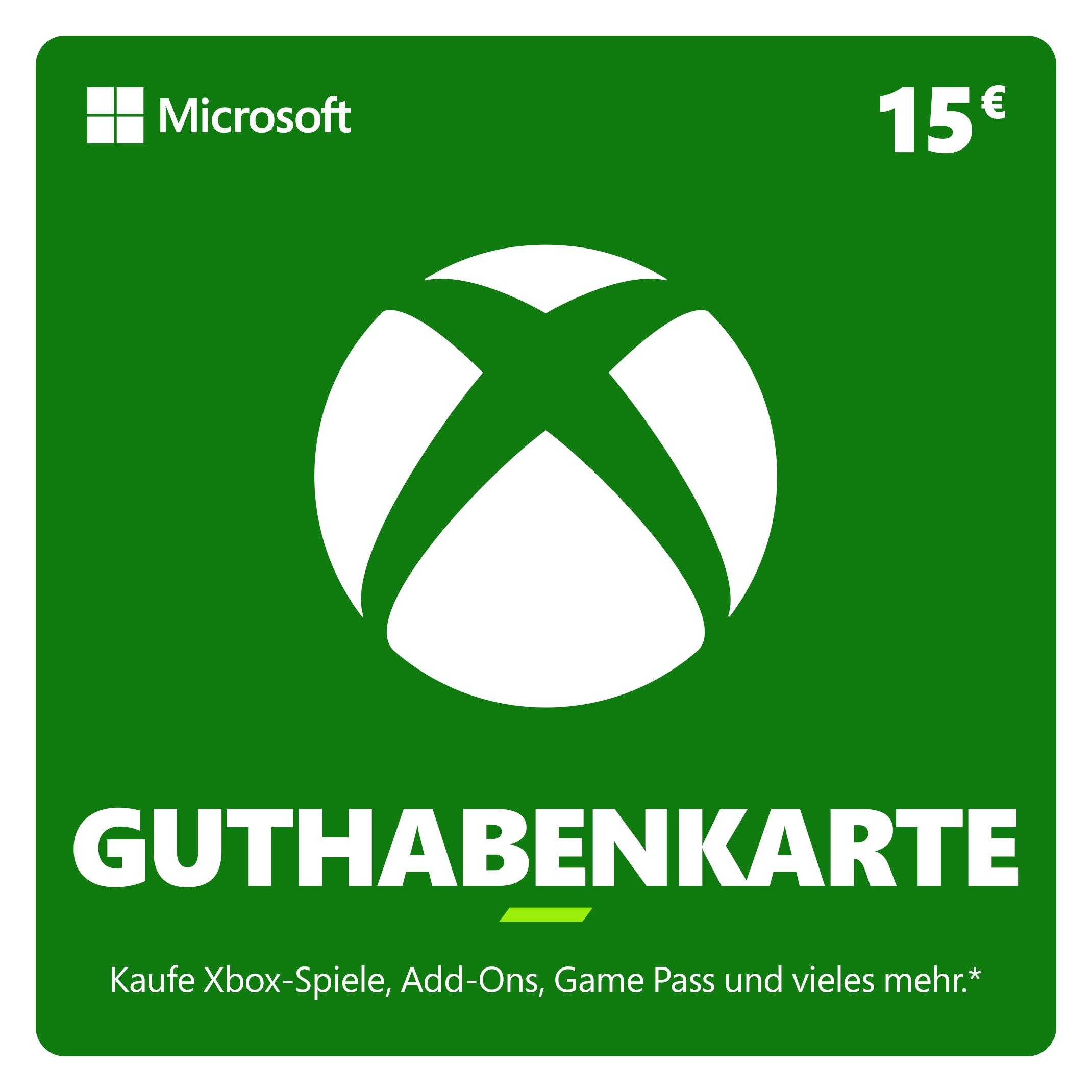 Microsoft Xbox Guthabenkarte 15 EUR DE (15 EUR) (K4W-02559)