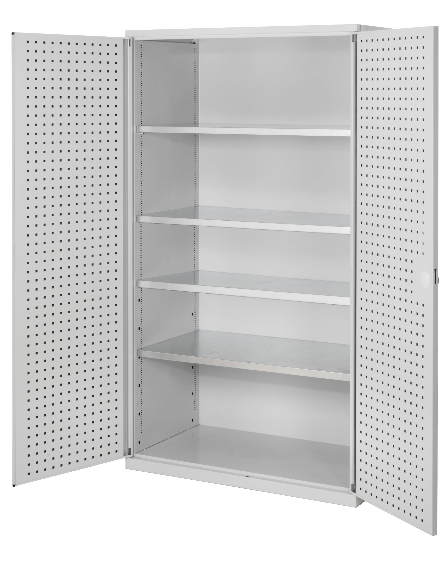 Kappes Systeme Kappes ®RasterPlan Großvolumenschränke 1950x1130x590mm Lochplattentüren Modell 1 lichtgrau