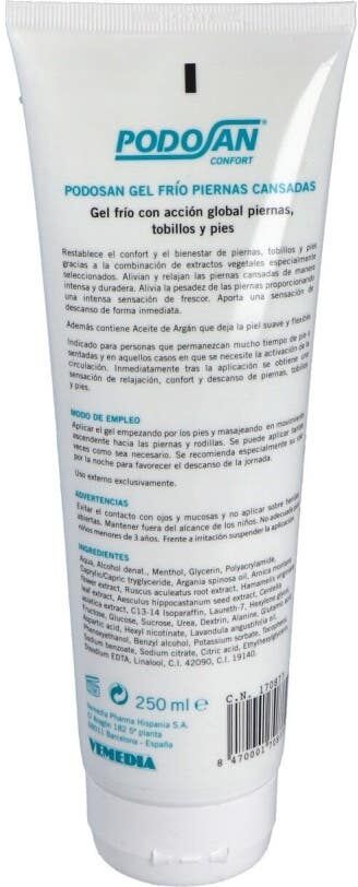 Podosan Excilor Gel Frío Piernas Cansadas 250ml