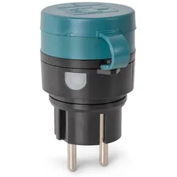 Entac, Smart Plug, WLAN Aussensteckdose schwarz IP44