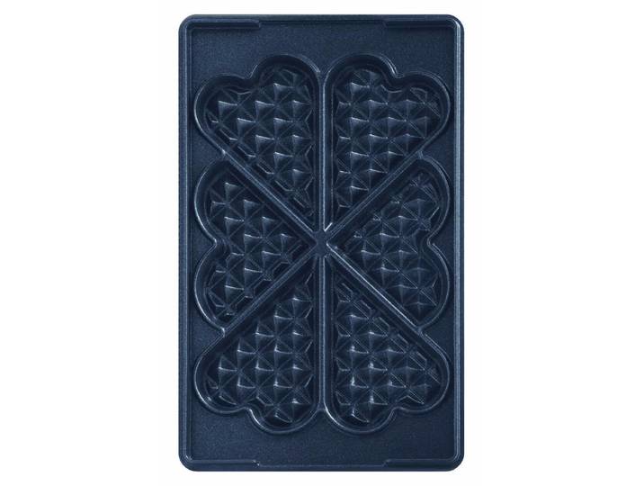 Tefal Snack Collection Herzförmig XA8006 Wechselplatte – Backutensilien/Backform – schwarz