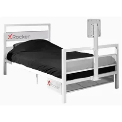 X Rocker Basecamp Metall Gaming-Bett mit TV-Halterung für Kinder & Jugendliche - weiß