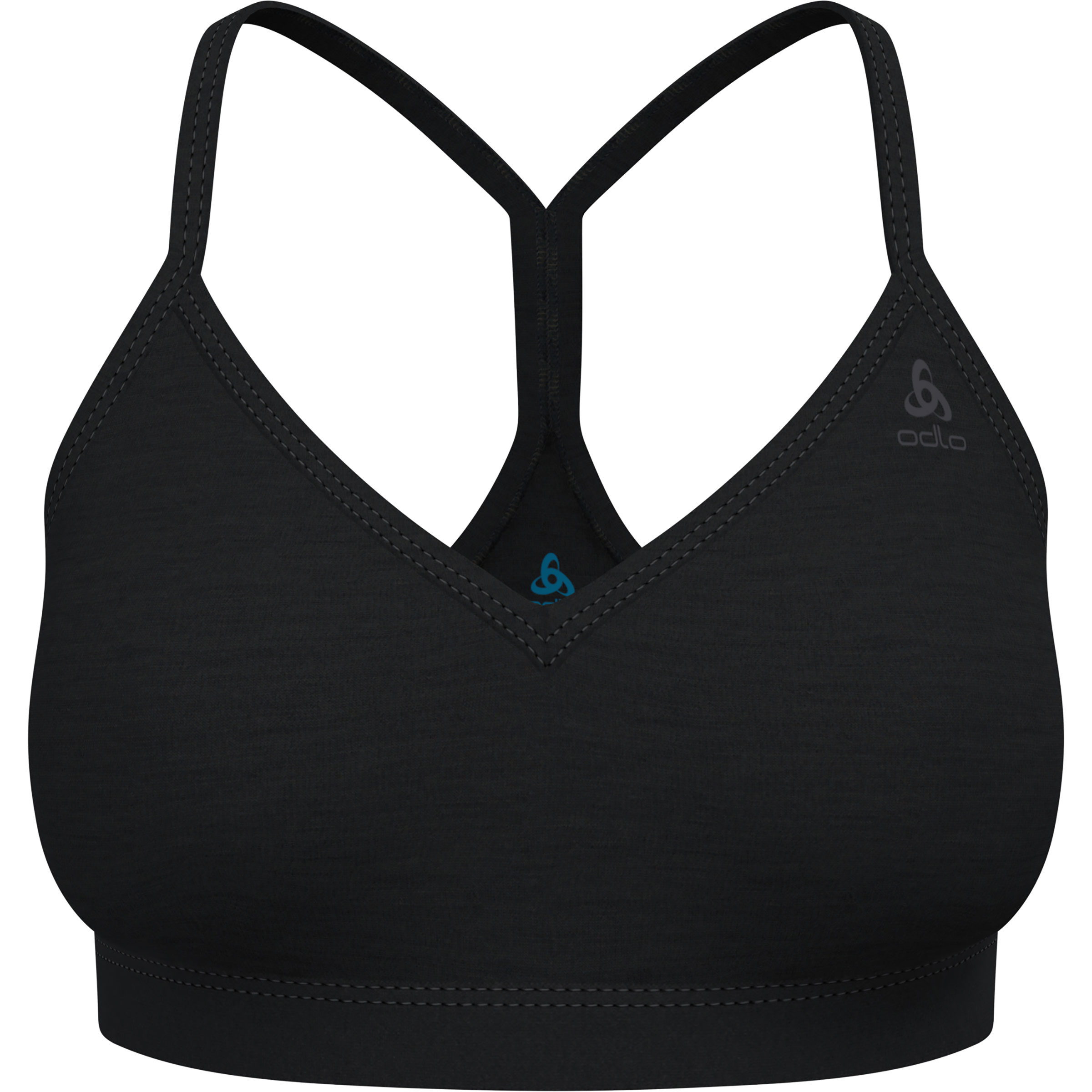 Odlo Merino Soft Sport BH Damen Sport-BHs schwarz Größe L Hautfreundlich Merinowolle