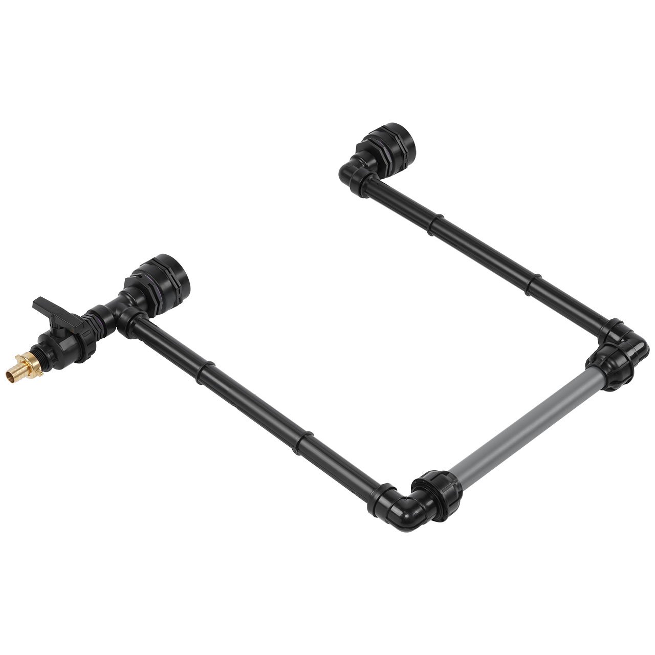 REKUBIK IBC Adapter BSP 2" - 2 IBC hintereinander Tankverbindung Rohr 32mm