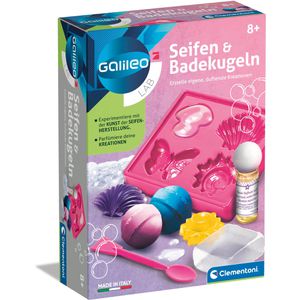 Galileo Experimentierkasten Seifen und Badekugeln, ab 8 Jahre, Chemiebaukasten