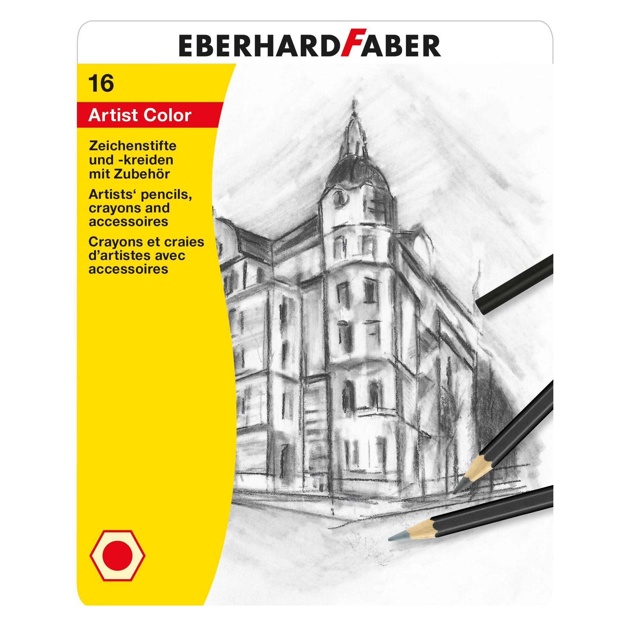 EberhardFaber Bleistift Artist Color 16-teilig (4B, 6B, 8B, 16x) (516916)