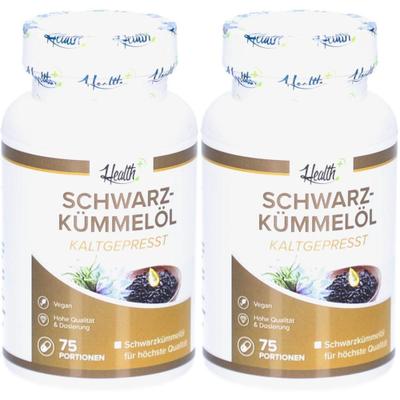 Health+ Black Cumin Oil (150 Caps) Unflavoured 2x 2x150 St Kapseln