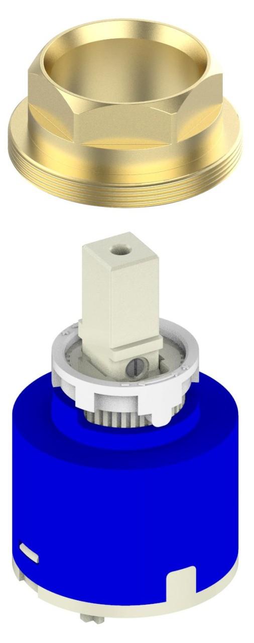 Keuco Mischwasserkartusche kpl. Ersatzteil ARM 50100000545, 50100000545 50100000545