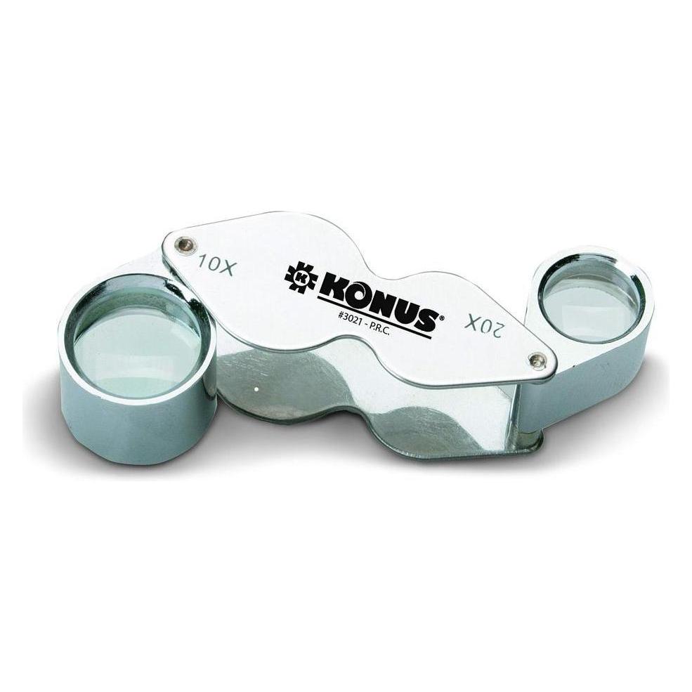 Konus Doppelte Lupe 10x-20x (LINEN TESTER DUAL LENS)
