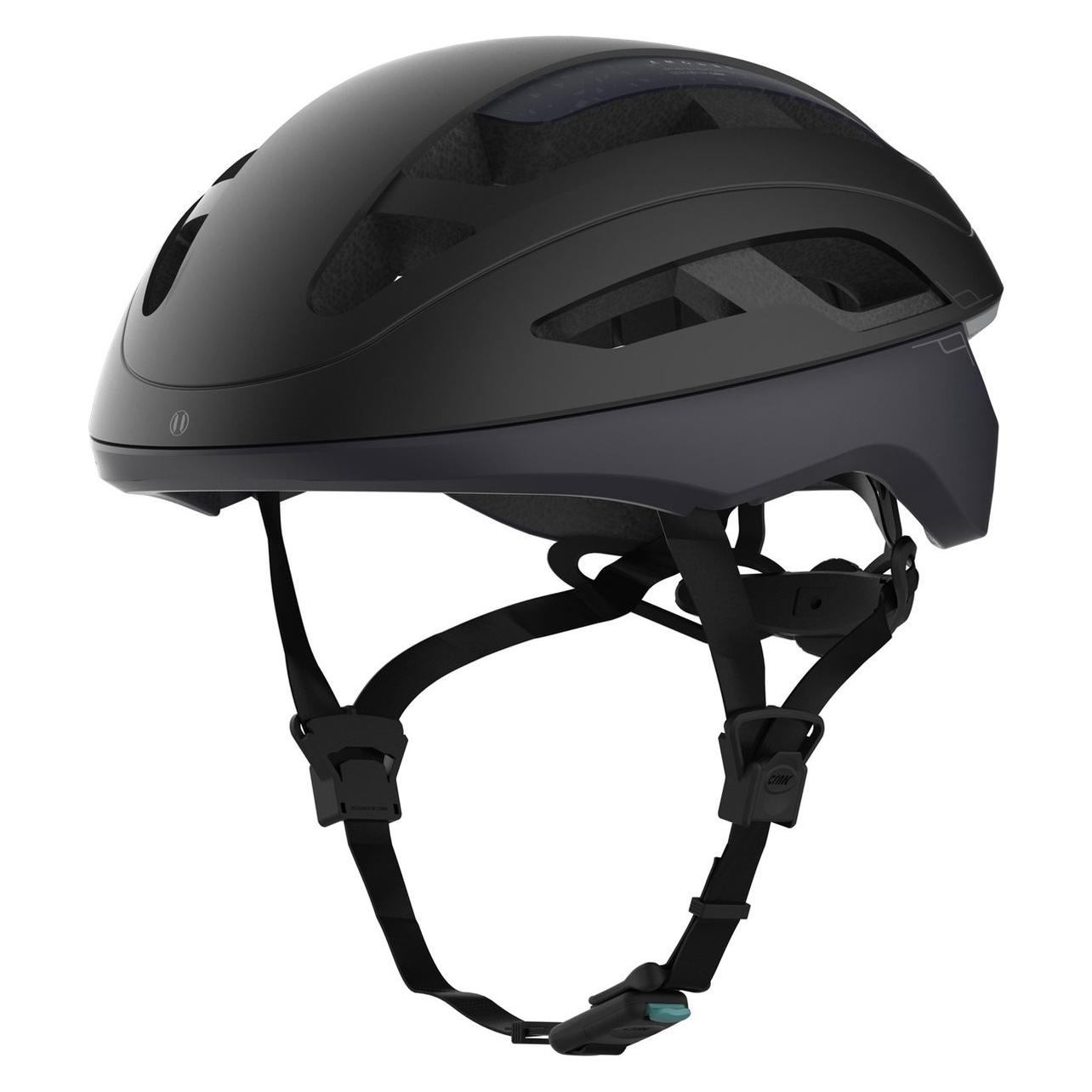 Crnk -Angler -Fahrradhelm - Erwachsene - 180 Gramm - reflektieren - schwarz - Grösse M - - (54 - 57 cm) (ASB-M)