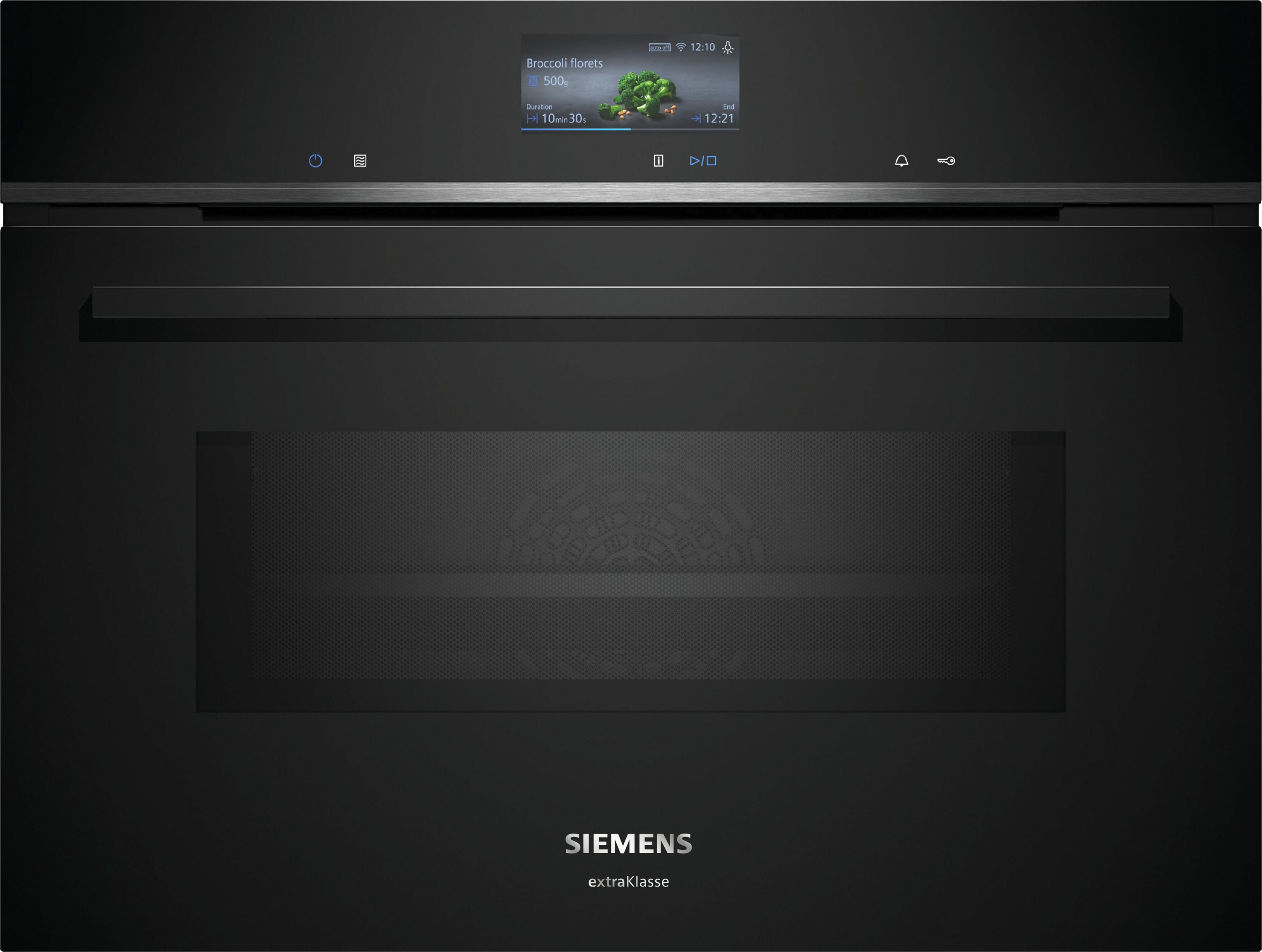 Siemens iQ700 CM776GMB1F Einbaubackofen kompakt AutoClean Mikrowelle