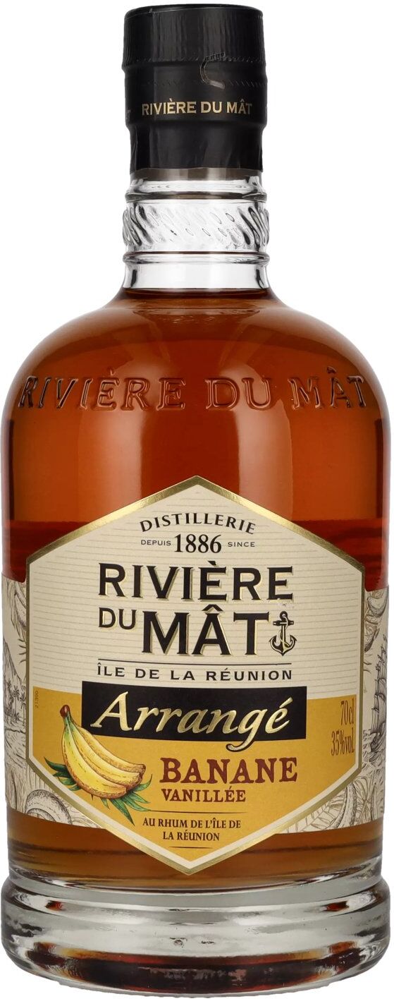 Rivière Du Mat Rivière du Mât Arrangé Banane Vanillée 35% Vol. 0,7l