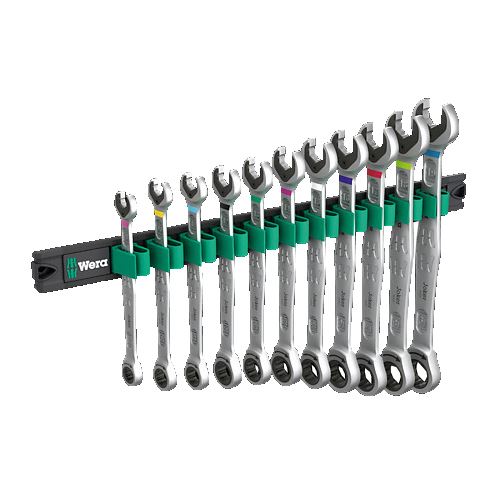 Wera 9630 Magnetleiste 6000 Joker 1 Maul-Ringratschen-Satz