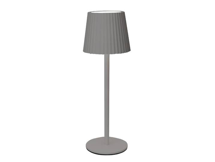 LED Tischlampe dimmbar 9 x 27 cm grau