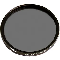 Tiffen 77mm Circular Polarizer (77 mm, Polarisationsfilter), Objektivfilter, Schwarz