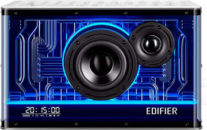 Edifier QD35-WT Bluetooth luidsprekers met RGB-verlichting, wit