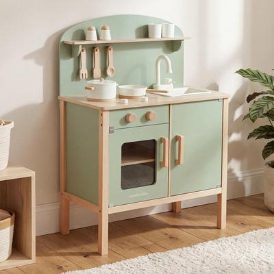 Comfy Cubs Wooden Kids Kitchen Playset, Ages 12 Months & Up