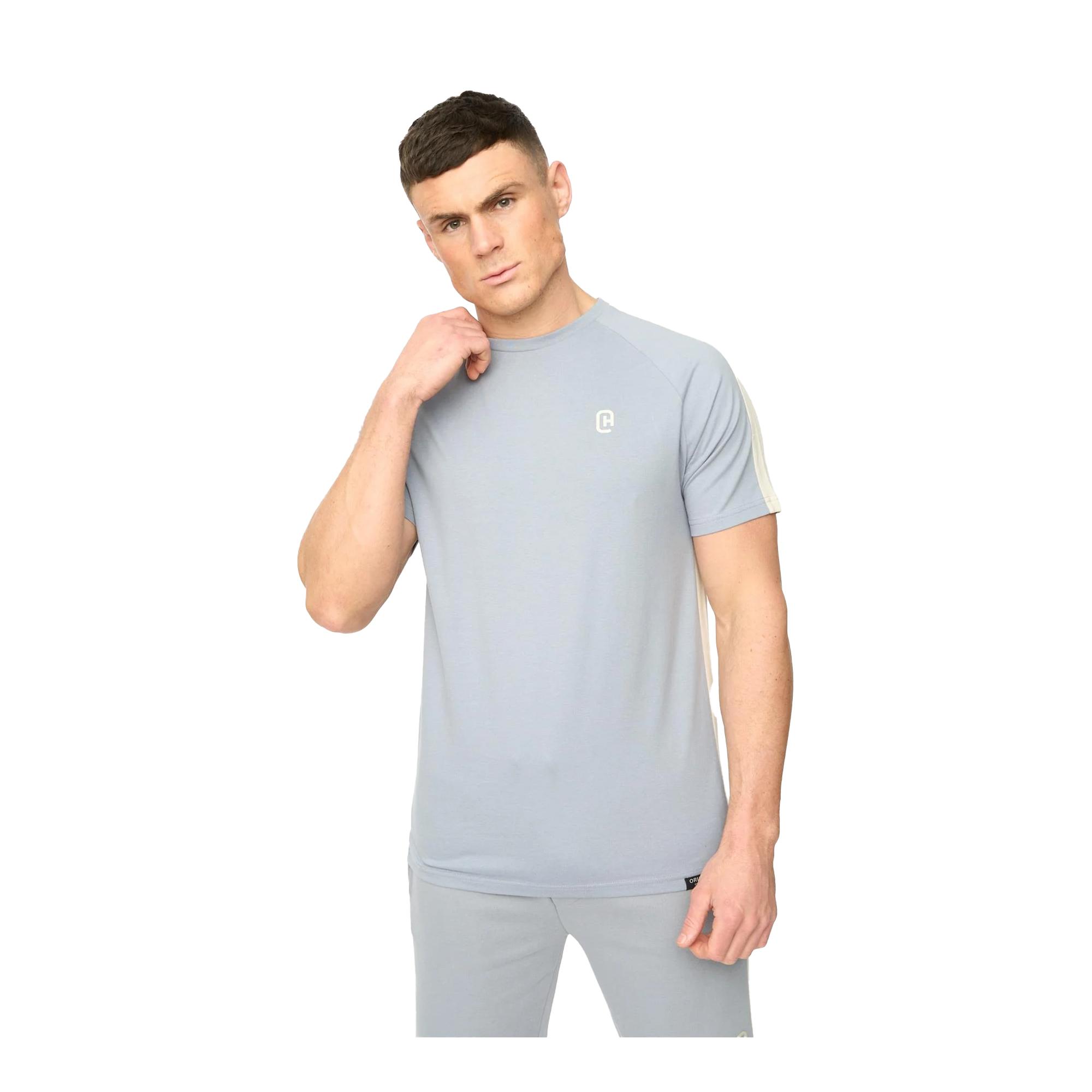 Crosshatch Heren Cresswill T-Shirt (Staalblauw)