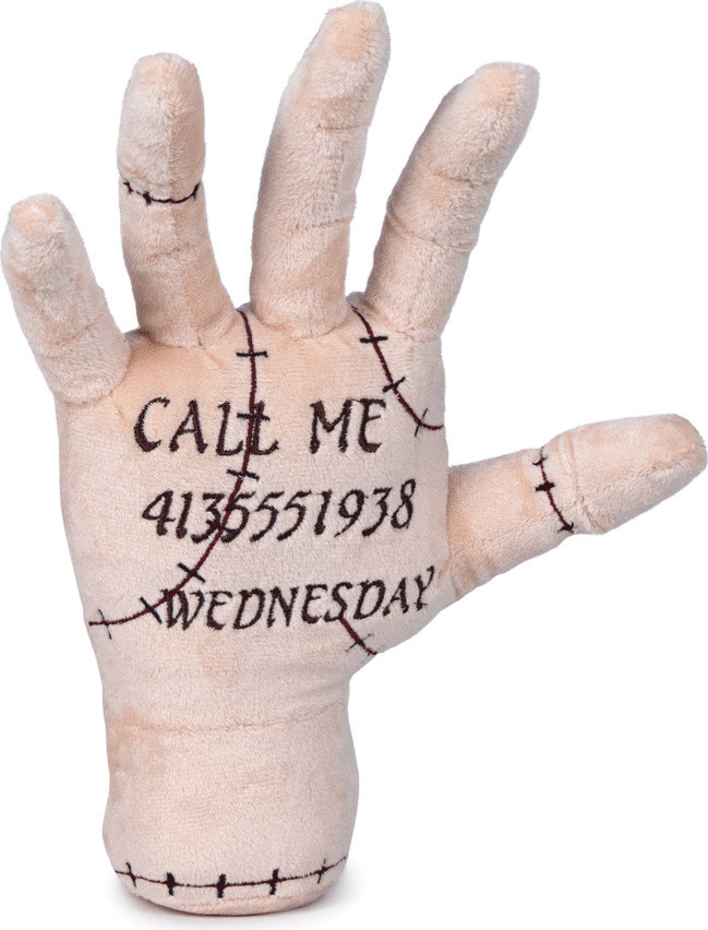 Play by Play The Thing Call Me Wednesday Addams pluche figuur, 25 cm