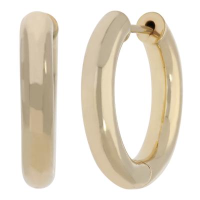 Paar Creolen FIRETTI "Schmuck Geschenk Silber 925 Ohrschmuck Ohrringe Klassisch" Gr. 20, gold (gelbgoldfarben), Ohrringe, Damen, 20, Silber 925 (Sterlingsilber)