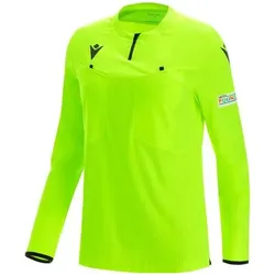 Macron, Damen, Sportshirt, Uefa 2021 (L), Schwarz, Gelb
