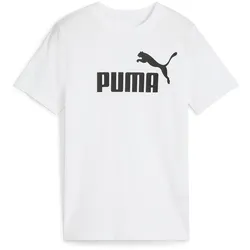 PUMA Essentials No. 1 Logo T-Shirt Jungen 02 - PUMA white 176