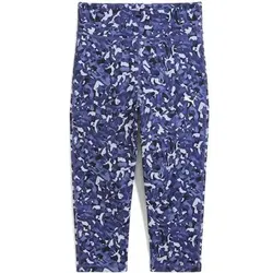 PUMA Kinder Tight TAD ESS AOP High Waist 3⁄4 Tight G, Größe 176 in Blau Blau